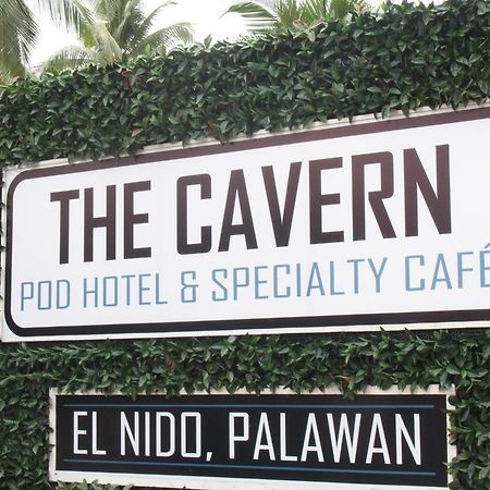 The Cavern Pod Hotel & Specialty Cafe El Nido Exteriör bild